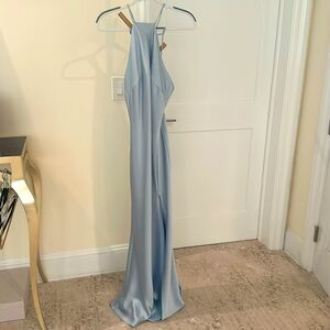 Dessy blue bridesmaid dress size 6